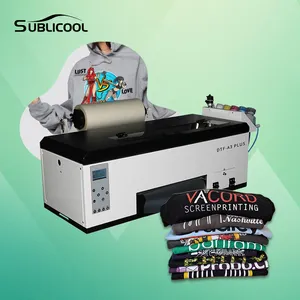 Sublicool a3 dtf 프린터 폭 330mm 1 년 보증 TX800 프린트 헤드 dtf 프린터로 필름 프린터에 직접 연결