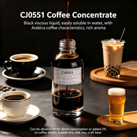 Sirop concentré de café de qualité alimentaire pour café, bubble tea, boissons, bière artisanale, certifié HALAL ISO22000 1 kg MOQ Tangzheng Échantillon gratuit