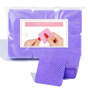 300 lingettes non pelucheuses pour le nettoyage des ongles et des cils, tampons dissolvants pour vernis à ongles en gel - Product Image 4