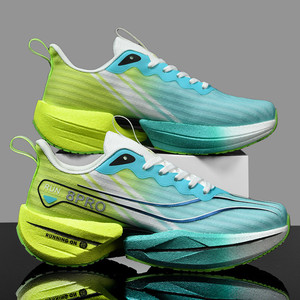 Chaussures de sport pour hommes, montantes, à lacets, de luxe, toutes saisons, ultra-légères, respirantes, amortissantes, pour la marche décontractée, avec lanières tendance - Product Image 4