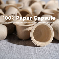 Capsule de café compostable en bagasse de canne à sucre Ecoinno, fabriquée en Chine, 100% cellulose pure, compatible avec le système Nespresso