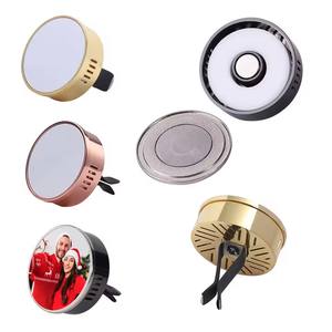 1 pièce, diffuseur d'air de voiture vierge pour sublimation, élimine les odeurs, accessoires de transfert thermique pour sortie de <span class=keywords><strong>climatisation</strong></span>, pour aromathérapie automobile haut de gamme - Product Image 1