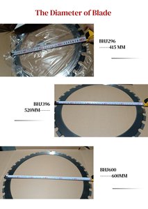 Sierra de anillo <span class=keywords><strong>Daen</strong></span>, cortador húmedo de agua, cortador de bloques de pared, sierras de hormigón, corte de carreteras de cemento, máquina de corte de hormigón multifuncional - Product Image 6
