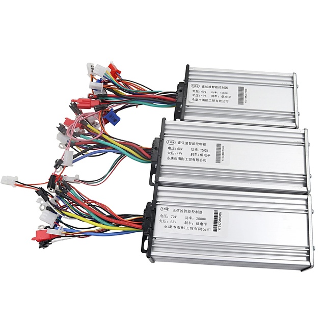 1000W 1500W 2000W  Brushless Motor Controller  Sine Wave with 3 Speed 60V 2A Controller for Citycoco Electric Scooter