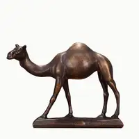 Décoration extérieure personnalisée, panneau en Bronze ou en laiton, taille de vie, chameau de jardin