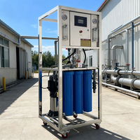 Système de traitement de l'eau par osmose inverse contrôlé par PLC, installation de filtration RO en acier inoxydable pour l'industrie des boissons/l'alimentation