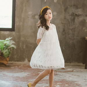 Nuevo Vestido de Encaje Nigeriano Moderno para Niñas, Estilo Princesa, para Bodas Formales, Vestido de Novia para el Verano - Product Image 4