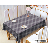 Nappe de table rectangulaire en PVC, écologique, personnalisable, imperméable, résistante aux taches, facile à nettoyer, pour le camping, les barbecues et la maison