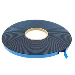 Double Sided Self Adhesive EVA <b>Foam</b> Tape 1mm 10mm Waterproof Black Seal Tape for Door Window Automotive Masking - Product Image 4