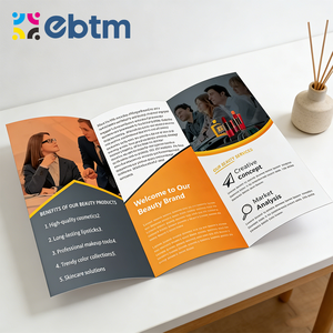 Op maat gedrukte A6 folderboekjes, glanzende kartonnen flyers, A4 A5 brochures, pamfletten, zakelijke reclameflyers, drukwerk service - Product Image 6