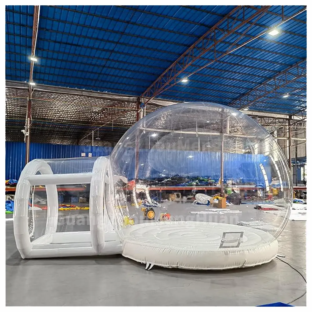 Надувной надувной дом из ПВХ с прыжковой платформой, надувные прозрачные воздушные шары, купольная палатка, надувной матрас для детей