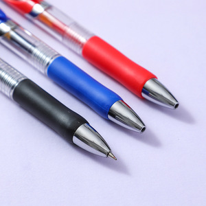 Bolígrafos de Gel K-35, Punta de 0.5mm, Cierre de Presión, Tinta Negra, Roja y Azul, Papelería para Estudiantes, Paquete en Caja de Regalo - Product Image 4