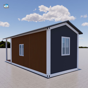 Casa Pequeña Hecha de Contenedores, Villas de Baja Altura con Aislamiento Térmico, Casas Prefabricadas Modulares Triangulares Pequeñas - Product Image 4