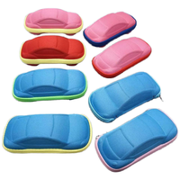 Étui à lunettes de soleil mignon pour enfants style voiture lunettes fermeture éclair étui à lunettes rigide quantité minimale de commande bas