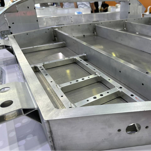 Customized Automotive Aluminum Profile Precision Machining Battery Tray <strong>Parts</strong> Aluminum Battery Module End <strong>Plate</strong>