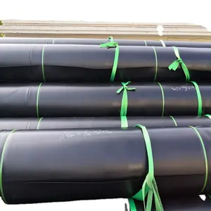 HDPE Black Geomembrane 2mm HDPE Pond Pool Liner 1mm Waterproof Plastic Dam Liners 0.5mm 500 Microns Fish Pond Liner Geomembrane