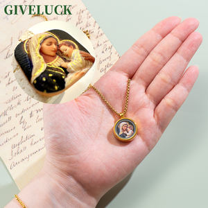 GIVELUCK Le pendentif généré par l'IA est devenu une réalité Bijoux personnalisés à l'IA en gros pour articles religieux - Product Image 1