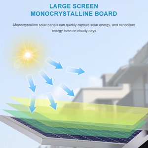 Prix de gros Boîtier en aluminium télécommandé 50w 70w 100w 200w 300w 400w 500w Réverbère LED solaire - Product Image 6