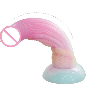 Benutzer definierte Erwachsene realistische Silikon Dildo weichen künstlichen <span class=keywords><strong>Penis</strong></span> bunte Mischfarbe für Frauen - Product Image 3