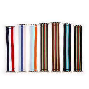 Correas de reloj de tela de nailon elástico colorido 38mm 44mm 49mm correas de reloj para <span class=keywords><strong>Apple</strong></span> I <span class=keywords><strong>Watch</strong></span> Series 9 8 7 - Product Image 3