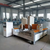 Máquina de grabado de piedra rotativa de doble husillo con servomotor y engranajes, 5.5kW 380V, cortadora de azulejos, mármol y granito