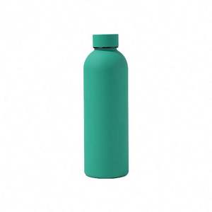 Ome Small Mouth 500Ml Insulated <b>Metal</b> 304 Stainless Steel Outdoor Matte Vacuum Sport Flask <b>Water</b> <b>Bottle</b> With Custom Logo - Product Image 1