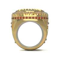 Vente directe d'usine, bague de championnat personnalisée, idéale pour les cadeaux lors d'événements sportifs tels que le rugby, le basketball et le hockey.