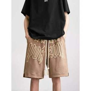 Custom <b>Men's</b> American Style <b>Sweat</b> <b>Shorts</b> Breathable Casual Printed Pants Classic Plain Dye Design 100% Cotton Eco-Friendly Quick - Product Image 4
