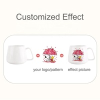 Taza de Café de Cerámica Termo de 400ml con Esmalte de Color, Precio al por Mayor, Caja de Regalo, Taza para Agua Caliente, Logotipo Personalizado Impreso para Regalos