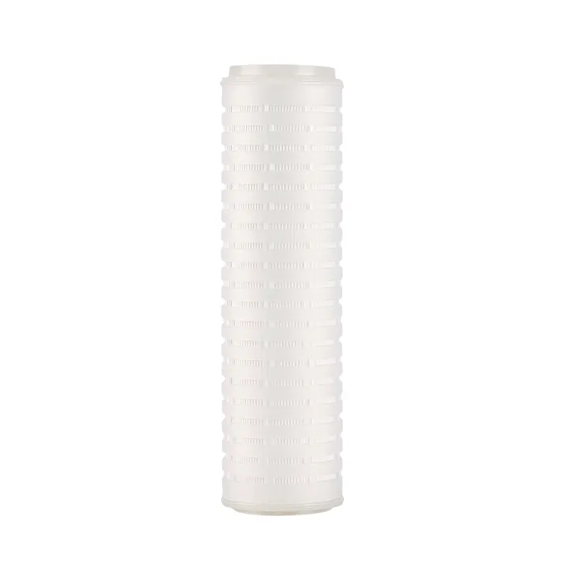 Nano Membrane filtre 5 pouces 10 pouces 20 pouces 30 pouces 40 pouces Cage monobloc PP cartouche filtrante plissée