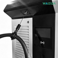 43-Zoll-LCD-Werbedisplay 120kW DC-Schnellladegerät mit CCS1/CCS2/GBT/NACS-Schnittstellen für Kommerzielle Elektrofahrzeug-Ladestationen