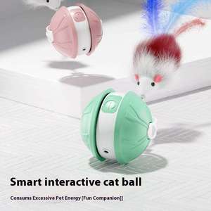 Ratón de tela con hierba gatera, juguetes ecológicos surtidos hechos de poliéster duradero para gatos - Product Image 6