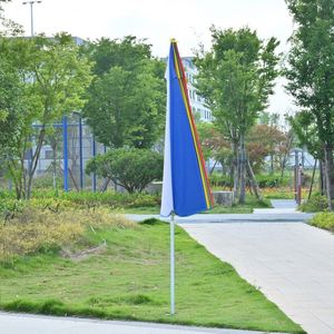 Sombrilla de Acero Galvanizado de 170 cm con Varillas Gruesas, Resistente al Óxido, al Viento, a los Rayos UV y al Agua, para Exteriores, Playa, Jardín - Product Image 2