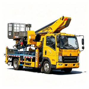 Camion de travail aérien à flèche télescopique Sinotruk HOWO 28m pour la réparation des lampadaires - Product Image 1
