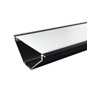 OEM Industrial Aluminum Heatsink Strip Light Housing Square Recessed LED <b>Profile</b> Channel Bending Processing Service - Product Image 1