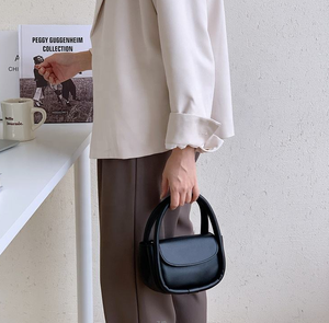 Nuevo bolso bandolera retro estilo coreano con cremallera para mujer, con forro de poliéster PU, bolso de mano moderno para mujer - Product Image 3