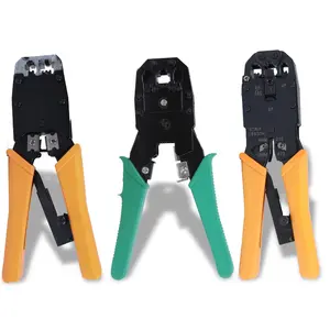 Network pliers three network crimping pliers net wire clamp crystal head crimping pliers for patch cable install