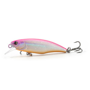 Metal Artificial Hard Bait Minnow <strong>Lure</strong> 52mm 4.5g Sinking Action 3D Eyes for Tuna Salmon Bream Crucian Carp River Stream <strong>Fishing</strong> - Product Image 1