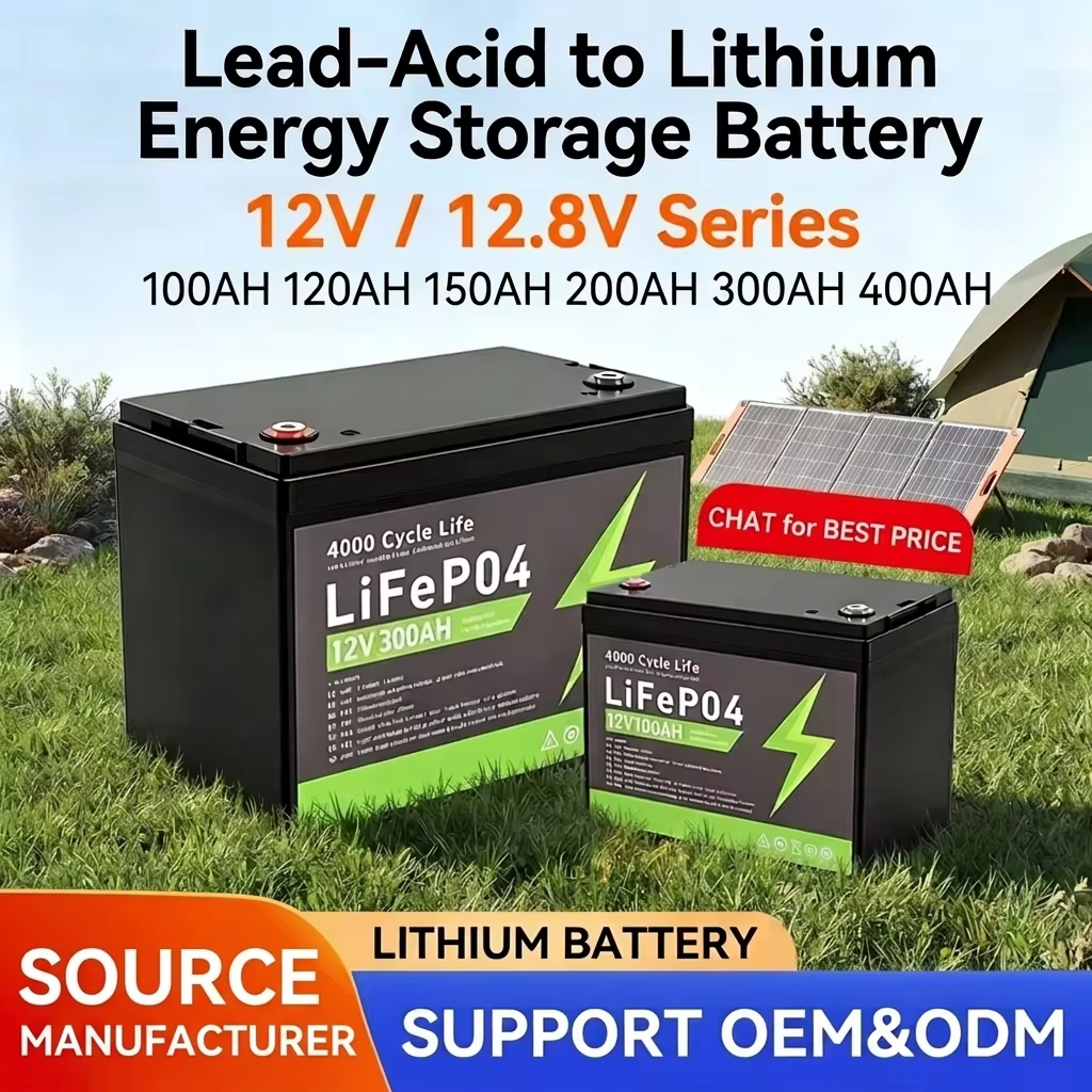 High Efficiency Durable <strong>Lead</strong>-<strong>acid</strong> to <strong>Lithium</strong> <strong>Battery</strong> Conversion 12V <strong>100AH</strong> 120AH 150AH 200AH LiFeP04 <strong>Lithium</strong> Ion <strong>Batteries</strong> Pack