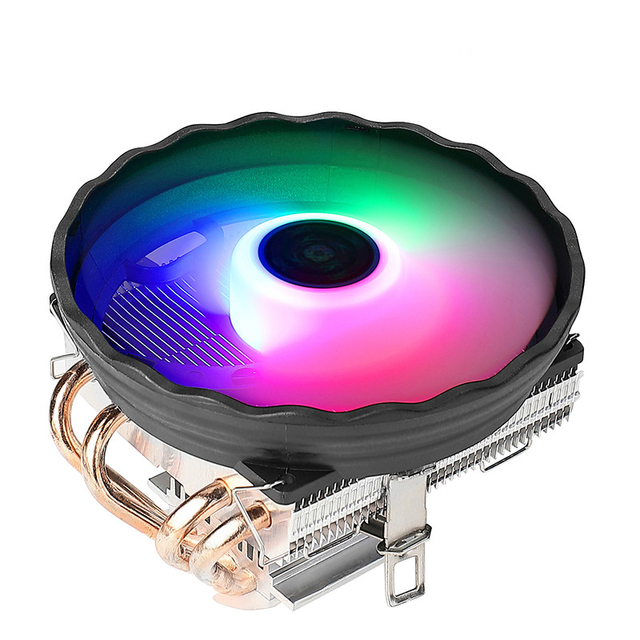 CPU Cooler 12cm Mute CPU Cooler Support LGA1150/1155/1700/1200 AM5/AM4 Socket RGB AIR Cooler