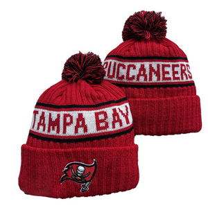 Nouveaux styles d'hiver : Bonnets décontractés unisexes en coton tricoté avec broderie 3D des 32 équipes, idéaux pour le football américain, les sports et les voyages - Product Image 3