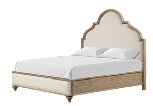 Rustic <b>Pine</b> 1pc Queen Convertible Adjustable <b>Bed</b> Diamond Crystal <b>Frame</b> Unique Legs Bedroom Furniture Modern Look Upholstered - Product Image 2