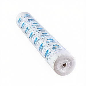 Film de protection pour tapis 39 po x 100 pi, tissu en fibre blanche, facile à découper, protection de surface pour la construction et l'immobilier - Product Image 1