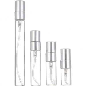 High Quality Cylinder Travel <b>Perfume</b> <b>Bottles</b> 2ml 3ml <b>5ml</b> 10ml Mini Functional Glass 100pcs Carton Packing - Product Image 1