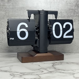 Horloge à chiffres à retournement automatique <span class=keywords><strong>de</strong></span> <span class=keywords><strong>page</strong></span>, nouveau design 2024, pour la décoration <span class=keywords><strong>de</strong></span> la maison, avec lumière LED - Product Image 5