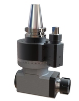 Têtes de fraisage 90° BT30 BT40 BT50 ER25 ER32 ER40 pour centre d'usinage CNC, 3500 tr/min, couple 40 N.m, rapport 1:1, M6-M14, 20CrMnTi/40Cr