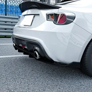 For BRZ GT86 FR-S FRS 2013-2020 Car Rear Bumper Lip Spoiler Diffuser Protector Cover Body <b>Kit</b> - Product Image 5