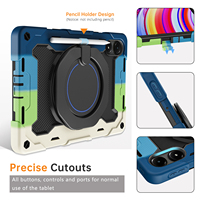 Étui de protection intégrale robuste pour tablette Xiaomi Redmi Pad Pro 12,1 pouces, antichoc, hybride, en plastique rigide avec béquille