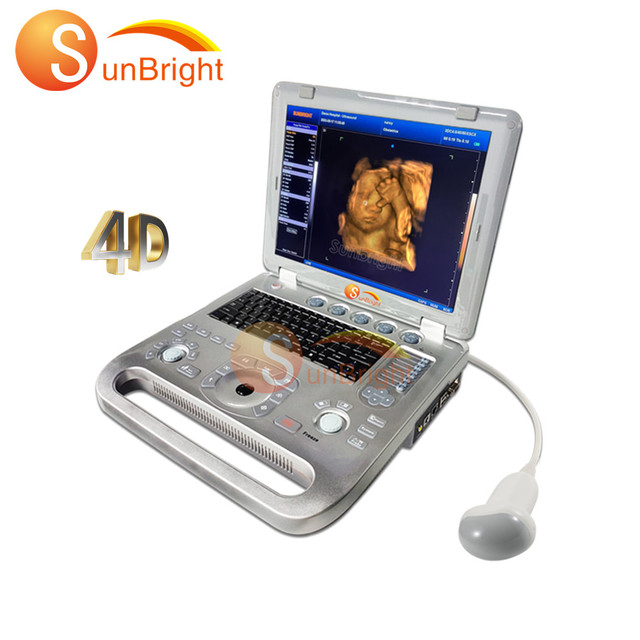 Medical Hospital Ultrasound Equipment 3D 4D Real Time Portable Color Doppler Ultrasound Scanner Machine