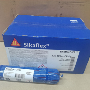 กาวซิลิโคน SL Sikaflex 400 มล. สีขาว เกรดก่อสร้าง สำหรับงานโลหะและกระจก - Product Image 2